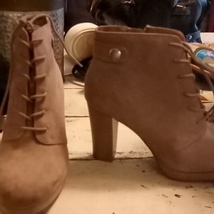 Tan boots